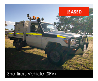 TBS Mining Solutions Shotfirers Vehicle SFV007_Leased