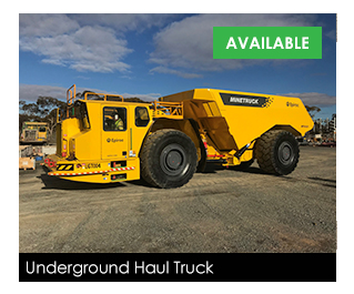 TBS Mining Solutions Underground Truck UGT004 Available